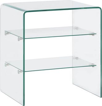 vidaXL Mesa De Centro De Vidrio Templado 50x40x56 Cm Vidaxl