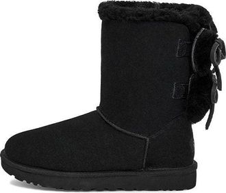 UGG (WMNS) UGG Classic Double Bow Short Black 1127131-BLK