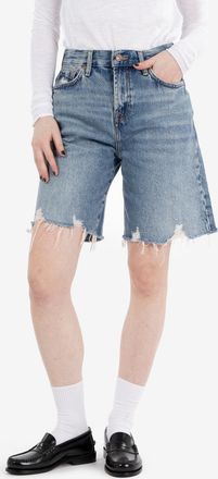7 For All Mankind Lola shorts wave mid blue