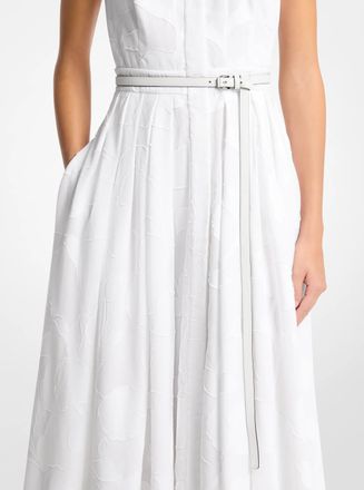 Michael Kors Caroyln Leather Waist Belt