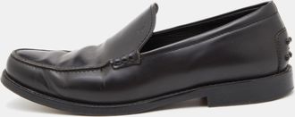 Tod's Tods Dark Brown Leather Slip On Loafers