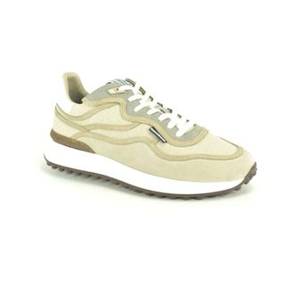 Floris Van Bommel Combi Runner N.+lijnen - Heren - Schoenen - Beige - Maat: 43 1/2 EU