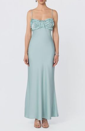 ASTR the Label Jade Slipdress in Seafoam at Nordstrom, Size X-Small