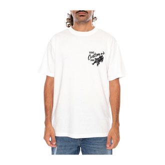 Vans Tops, Heren, Wit, M, Katoen, Custom Cat SS Tee