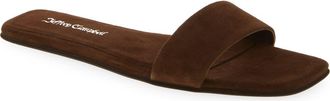 Jeffrey Campbell Vellum Slide Sandal in Brown Suede at Nordstrom, Size 11