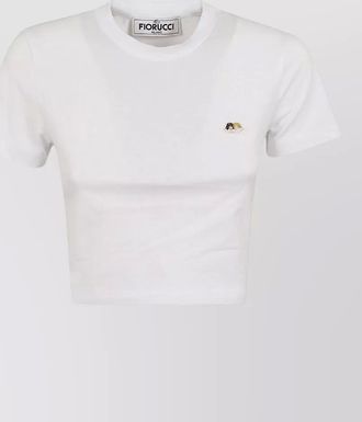 Fiorucci cropped slim-fit short-sleeve t-shirt