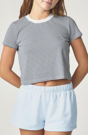 Florence By Mills Stripe Core T-Shirt in Gris White Star at Nordstrom Rack, Size Medium