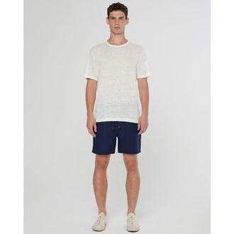 Onia Air Linen Pull-on Short 6 in Deep Navy at Nordstrom, Size Xx-Large