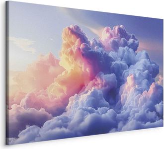 OEM Pintura - Nubes Como Pintadas: Los Pinceles Art&iacute;sticos Del Amanecer Pintando El Cielo
