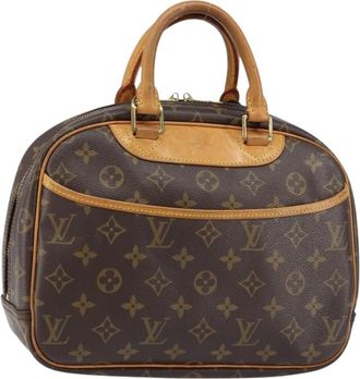 Louis Vuitton Trouville Handbag Monogram Canvas Brown Canvas Handbag (Pre-Owned)