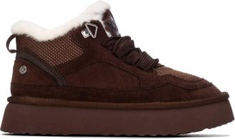 Xti Womens Casual Suede High Top Sneakers In Brown