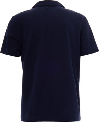 Lacoste Mens Polo Shirt Classica Navy Blue Cotton T-shirts And Polos