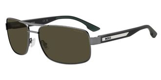 BOSS 1906/S Polarized KJ1/L7 Mens Sunglasses Silver Size 62
