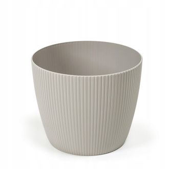 OEM Maceta De Pl&aacute;stico Gris Lamela 22 Cm X 22 X 18 Cm 1 Unidad