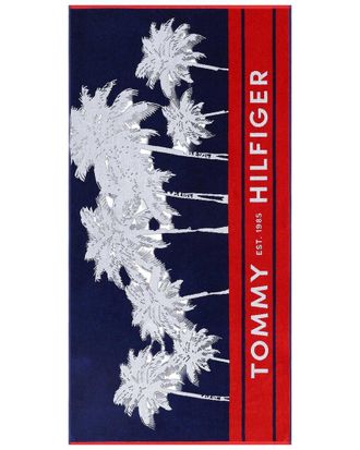 Tommy Hilfiger Boulevard Cotton Velour Beach Towel