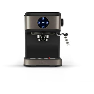 Black+Decker Black+decker Bxco850e - Macchina Da Caff&egrave; Espresso, 20bar, 850w, 1,5l, Acciao Inox