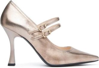 Nero Giardini Schoenen, Dames, Bruin, 36 EU, Gelamineerde damesschoenen met band