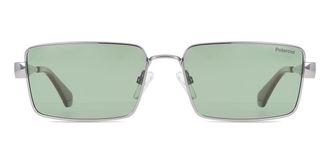 Polaroid PLD 6255/S/X Polarized 6LB/UC Mens Sunglasses Silver Size 56