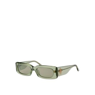 The Attico Sunglasses, female, Green, ONE SIZE, Rectangular Sunglasses