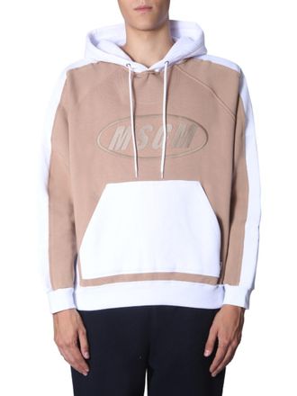 Msgm White Hood Sweatshirts