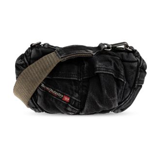 Diesel Cross Body Bags, unisex, Gray, Size: ONE SIZE Multi-Pkts Small Bag