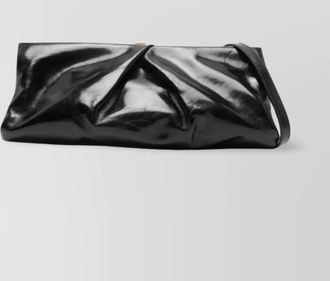 Dries Van Noten leather clutch bag