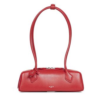 Alaia Shoulder Bags, female, Red, Size: ONE SIZE Le Teckel Small Shoulder Bag