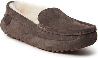 Dearfoams Fireside Melbourne Genuine Shearling Moccasin Slippers in Coffee at Nordstrom, Size 13