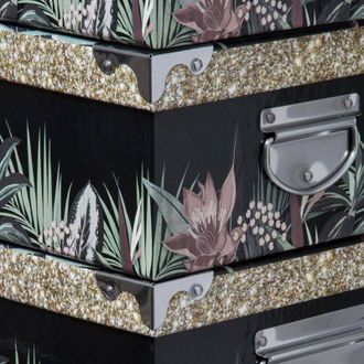 5five Simply Smart 5five Simply Smart - 6 Cajas Esquineras De Metal Lady Jungle - 5five