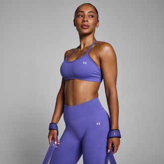 MyProtein Sujetador deportivo de tirantes sin costuras Lift para mujer de MP - &Iacute;ndigo intenso - XS