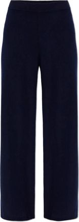 Gestuz GZmanzi Wool Broeken - Dames - Wijde Broeken - Blauw - M - Wol - Broeken