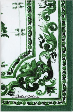 Dolce & Gabbana Majolica-print Cotton Beach Towel (115x185) - Man Print Onesize
