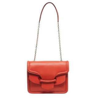 Alexander McQueen Pre-owned Shoulder Bags, female, Orange, Size: ONE SIZE Pre-owned Leather Shoulder Bag