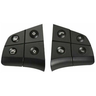 OEM Botones De Control Del Volante De Repuesto - Para Mercedes Benz Clase W164 W245 W251 Ml Gl Br - Negro - 4 Teclas -crezuo