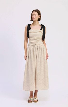 En Saison Blakely Maxi Dress In Beige
