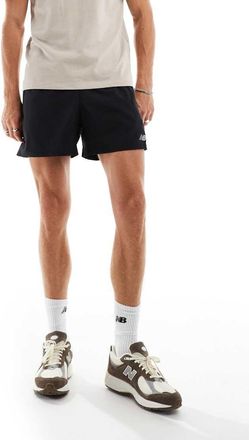 New Balance Sport Essentials - Pantaloncini da 5 pollici neri foderati-Nero