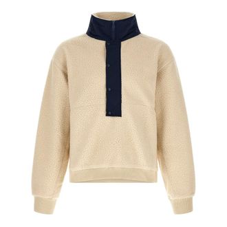 Entire studios Entire Studios, Fitness, Heren, Beige, XL, Polyester, System Half Zip Fleece