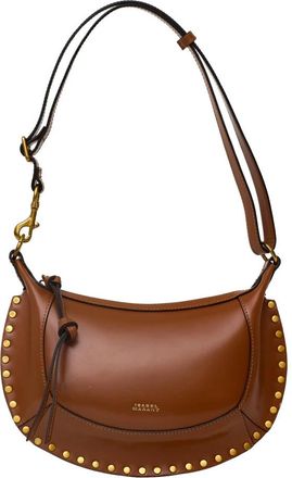 Isabel Marant Oskan Moon Bag - Dames - Schoudertassen - Bruin - ONE Size - Leer - Tassen