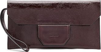 AllSaints Ursa Pouch Womens Handbags Cognac Brown, Full Grain leather