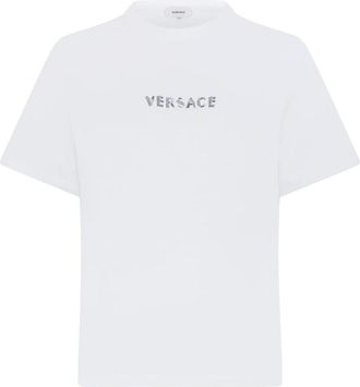 Versace Donna, Top, Bianco, M, new