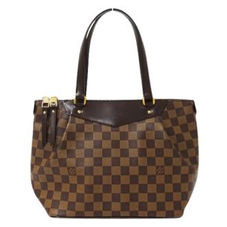 Louis Vuitton Pre-owned Handbags, female, Brown, Size: ONE SIZE Pre-owned Damier Canvas Tote Bag