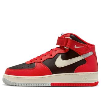 Nike Air Force 1 Mid LV8 Split Black Red DZ2554-001