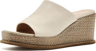 Johnston & Murphy Mallory Slide Wedge Womens Sandals Bone Nappa Leather : 9.5 M