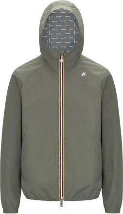 K-Way Jack Stretch Dot Jacket - Heren - Regenjassen - Groen - 2XL - Polyester - Jassen