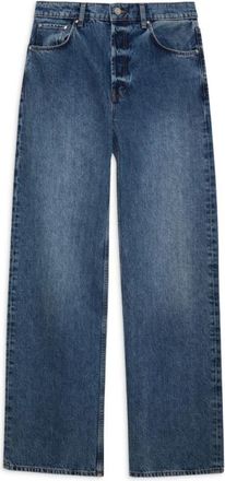 Anine Bing Hugh Wide Jeans - Dames - Loose Fit Jeans - Blauw - W25 - Denim - Jeans