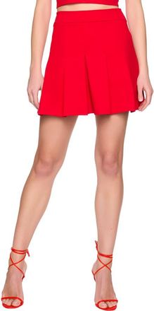 Susana Monaco Pleated Skirt in Perfect Red at Nordstrom Rack, Size X-Small