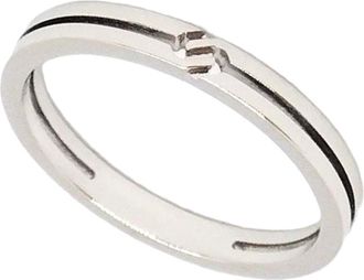 Gucci White Gold White Gold (18K) Band Ring (Pre-Owned)