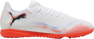 Puma Future 8 Play kunstgras-sportschoenen voor heren (Wit, Zwart, Rood)