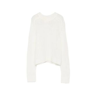 Lisa Yang Jumper Lisa Yang - female - Lisa Yang - Cashmere Knitwear - White - XS - Knitwear