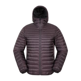 Mountain Warehouse Heren Hybrid Extreme Featherweight Dons Gevoerde Hoodie Jas (Donkerbruin)